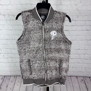 ‘47 Brand Philadelphia Phillies Gray Sherpa Vest Size Small